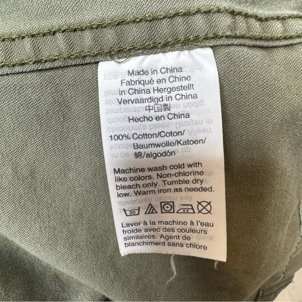 Madewell Green Utility Jacket with Adjustable Waist Size Small - Medium - Picture 15 of 15